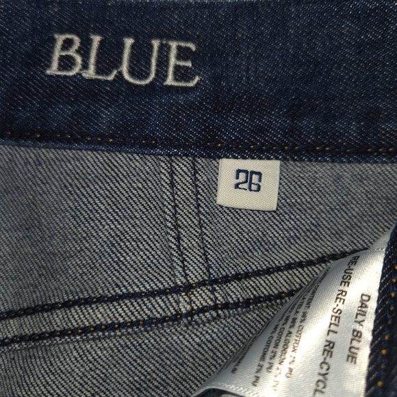 NWT Daily Blue Adriano Goldschmied Manya High Waisted Straight Leg Jeans Sz. 26 - Picture 10 of 15